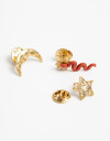 Prendedor Metal Set De Prendedores - Dorado Oro Amarillo