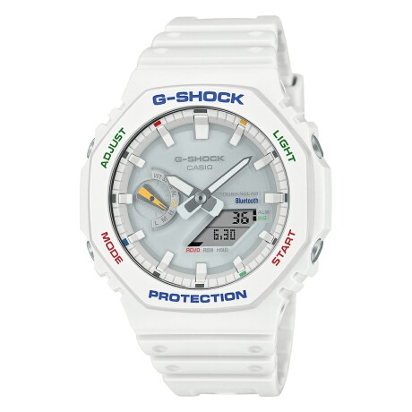 Reloj CASIO GAB2100FC-7ADR en Resina Blanco Esfera 48mm 0