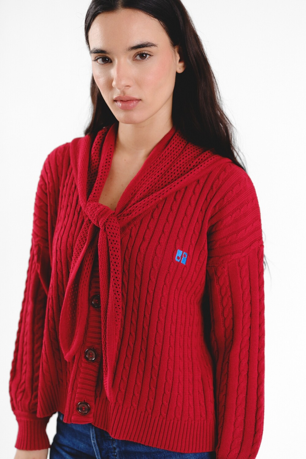 Cardigan Comodín Rojo