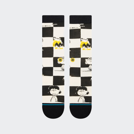 Medias Stace Checked Negro