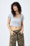 REMERA FORTE Gris Melange