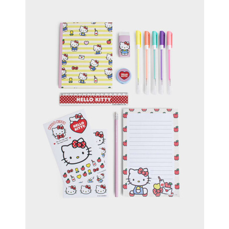 Set De Librería Con Lunchera Combinacion Multicolor