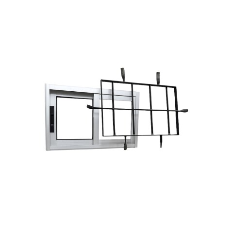 Promo Ventana de Aluminio + Reja 50X30