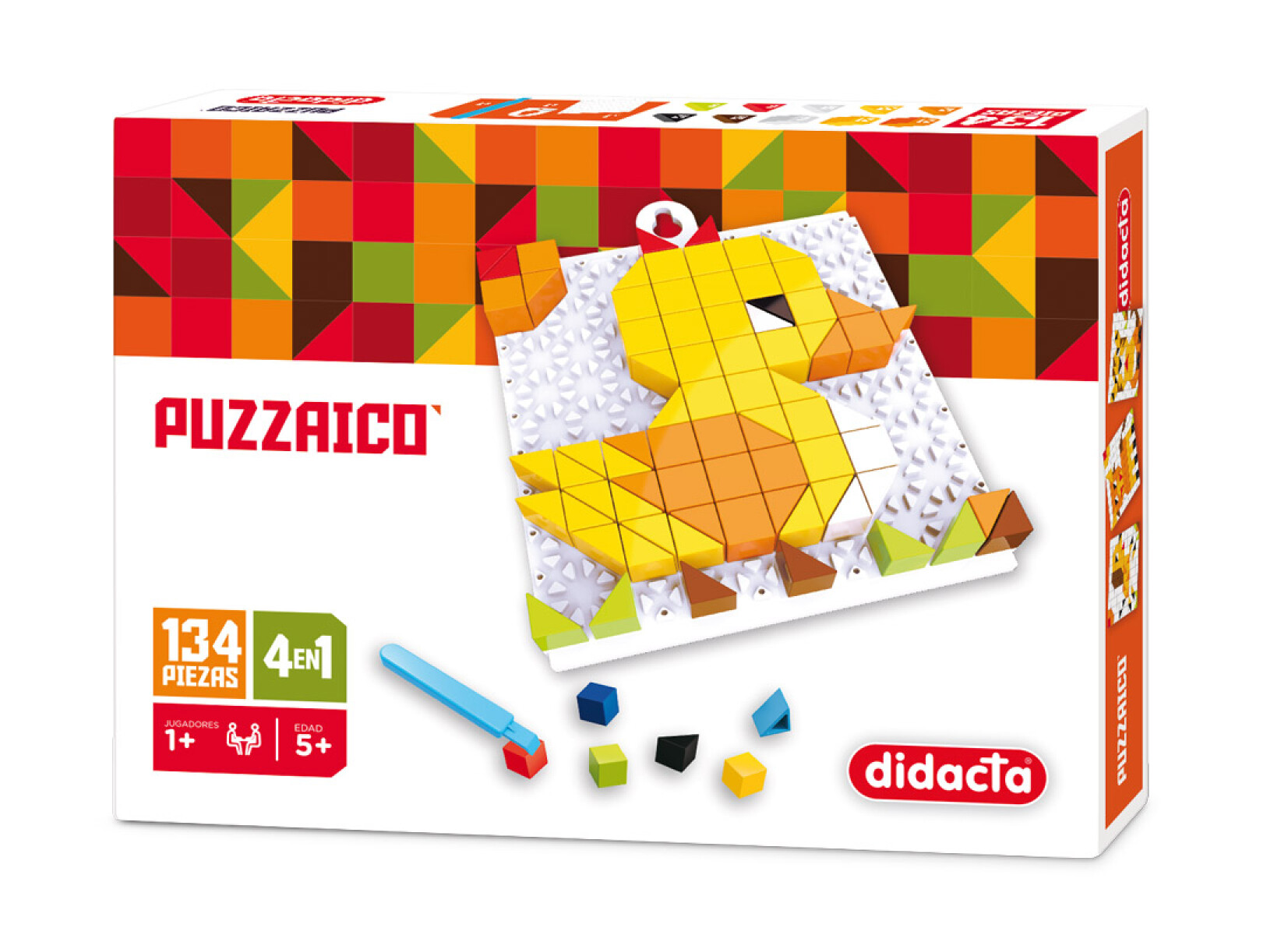 Puzzle Encastrable Didacta Puzzaico Pato - 001 