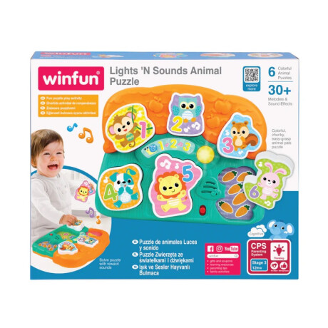 Puzzle De Animales Luces Y Sonidos- Wf Puzzle De Animales Luces Y Sonidos- Wf
