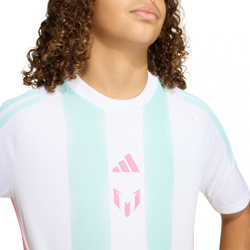 Camiseta de Entrenamiento Messi adidas White