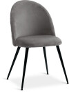 Silla de comedor KOKKEDAL terciopelo gris Silla de comedor KOKKEDAL terciopelo gris