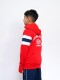 CAMPERA CREW Nacional Junior Rojo, Azul Marino, Blanco