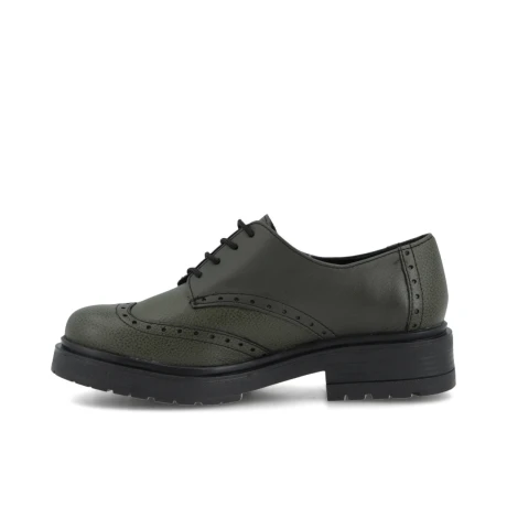 ZAPATO VENET - CUERO AMERO VERDE
