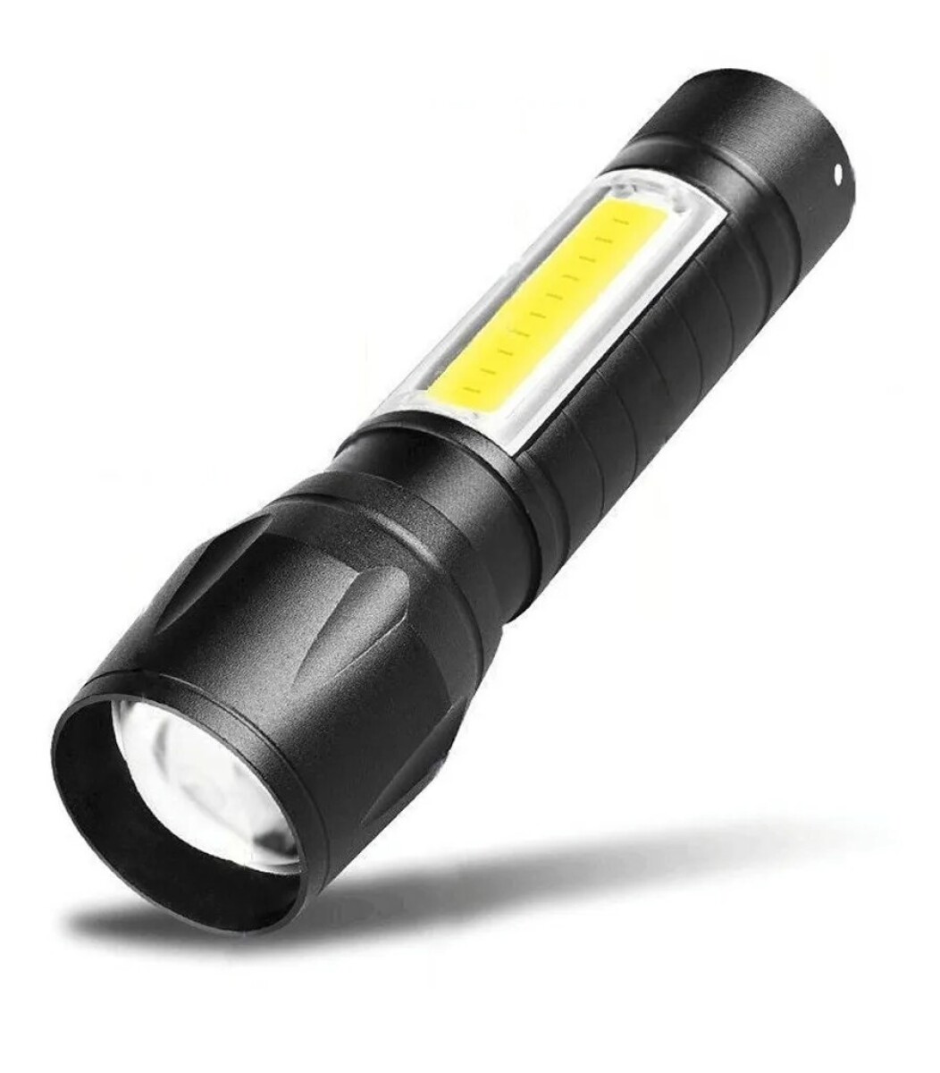 Mini Linterna LED Recargable USB con Zoom 