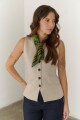 CHALECO TEJIDO BEIGE