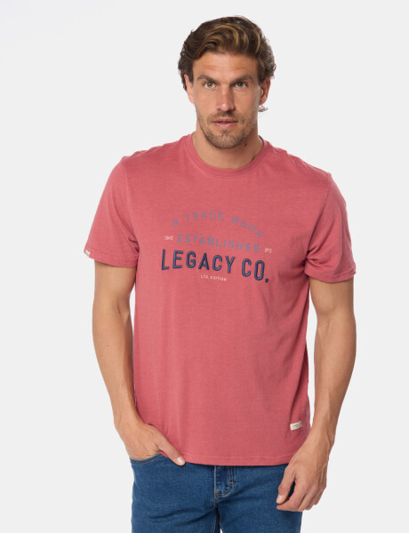 REMERA ESTAMPADA Bordo