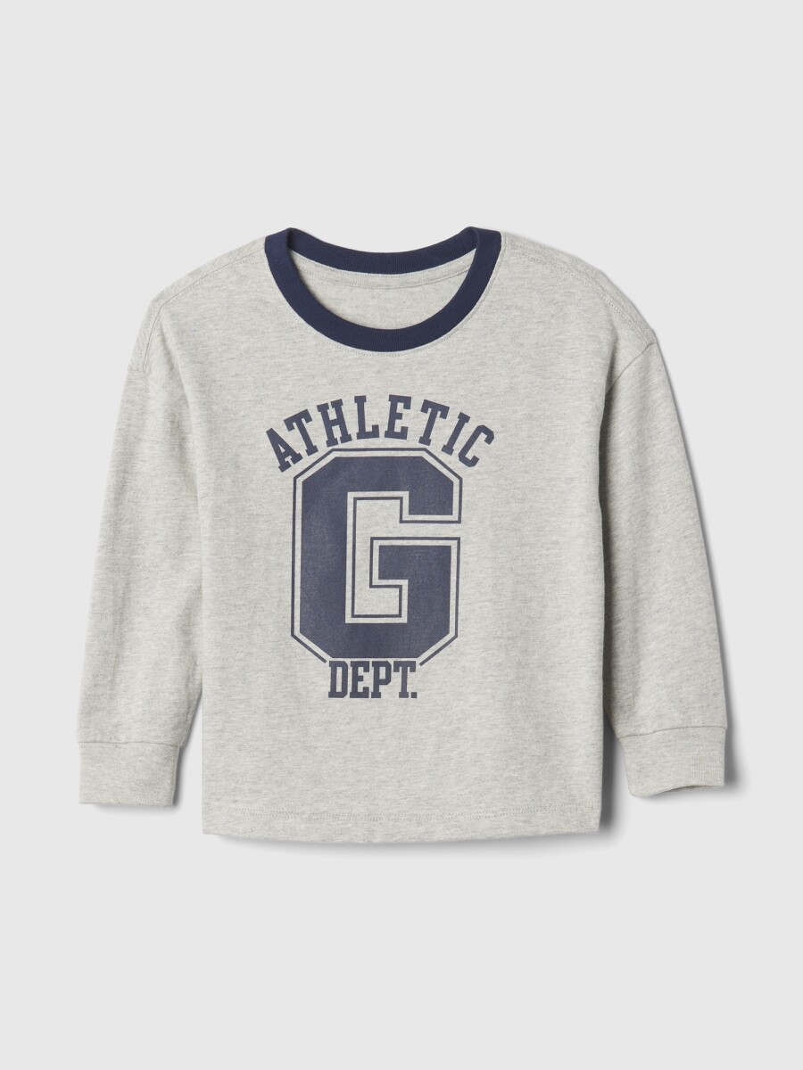 Remera Logo Gap Manga Larga Toddler Niño - B08 