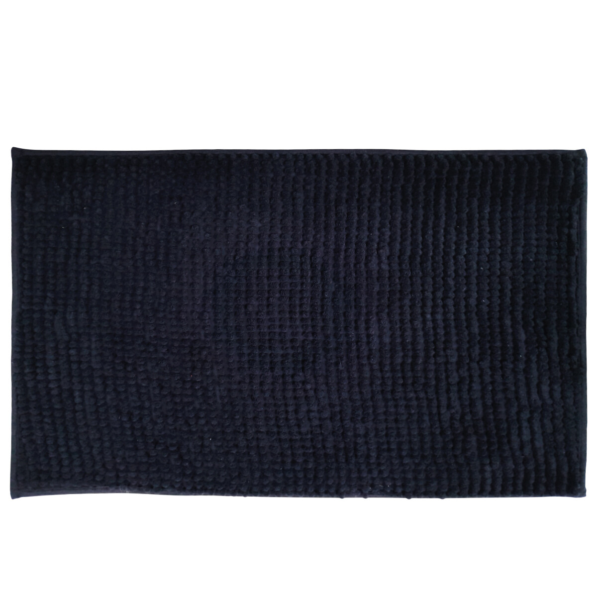 Alfombra peludita 38x58cm color negro - Alfombra Peludita 38x58cm Color Negro 