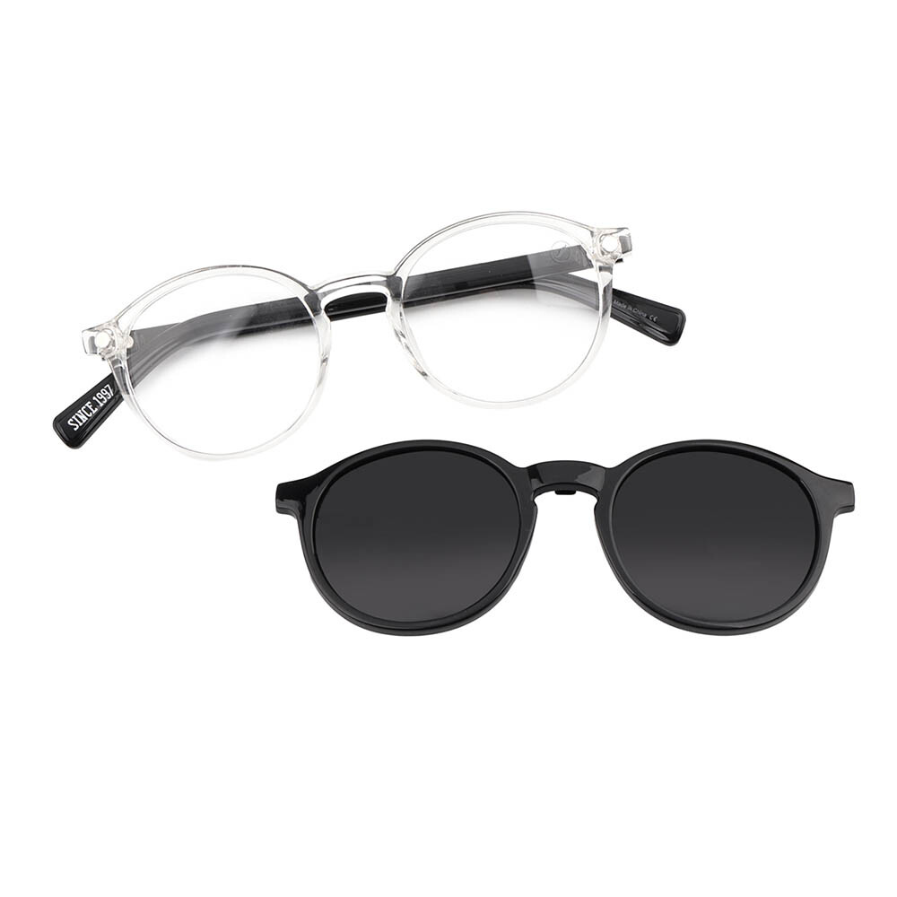 Lentes 2 en 1 Multi 2026 Redondo Negro/Verde