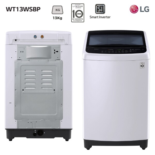 Lavarropas 13 Kg Lg Wt13wsbp LAVARROPAS LG 13KG WT13WSBP