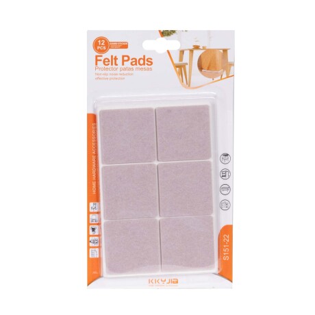SET FIELTRO CUADRADO GOMA-EVA GRIS S151-22