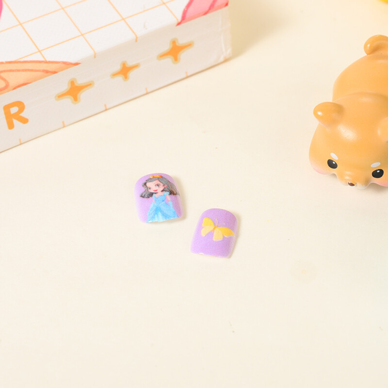 Uñas Postizas Infantiles - Princesa - 12 Piezas #7 Uñas Postizas Infantiles - Princesa - 12 Piezas #7