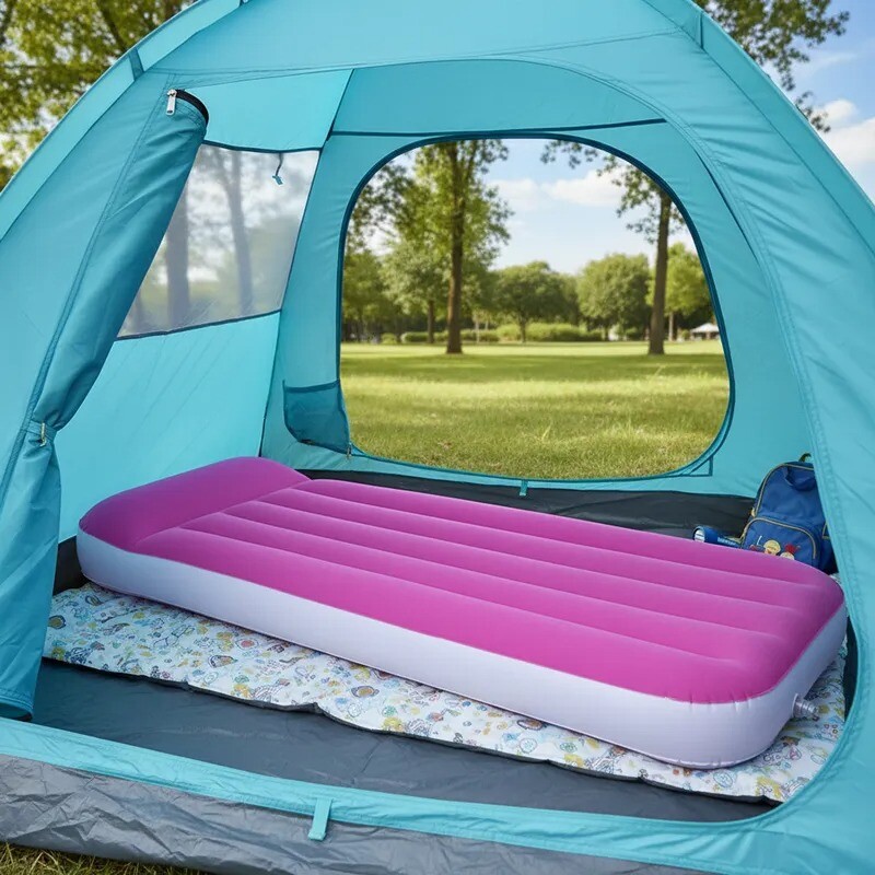 Colchón Inflable 1 Plaza Para Niño Rosado ROSA