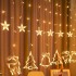 Cortinas Serie Luces Led Formas Navideñas 3m 8 Modos Control Cortinas Serie Luces Led Formas Navideñas 3m 8 Modos Control