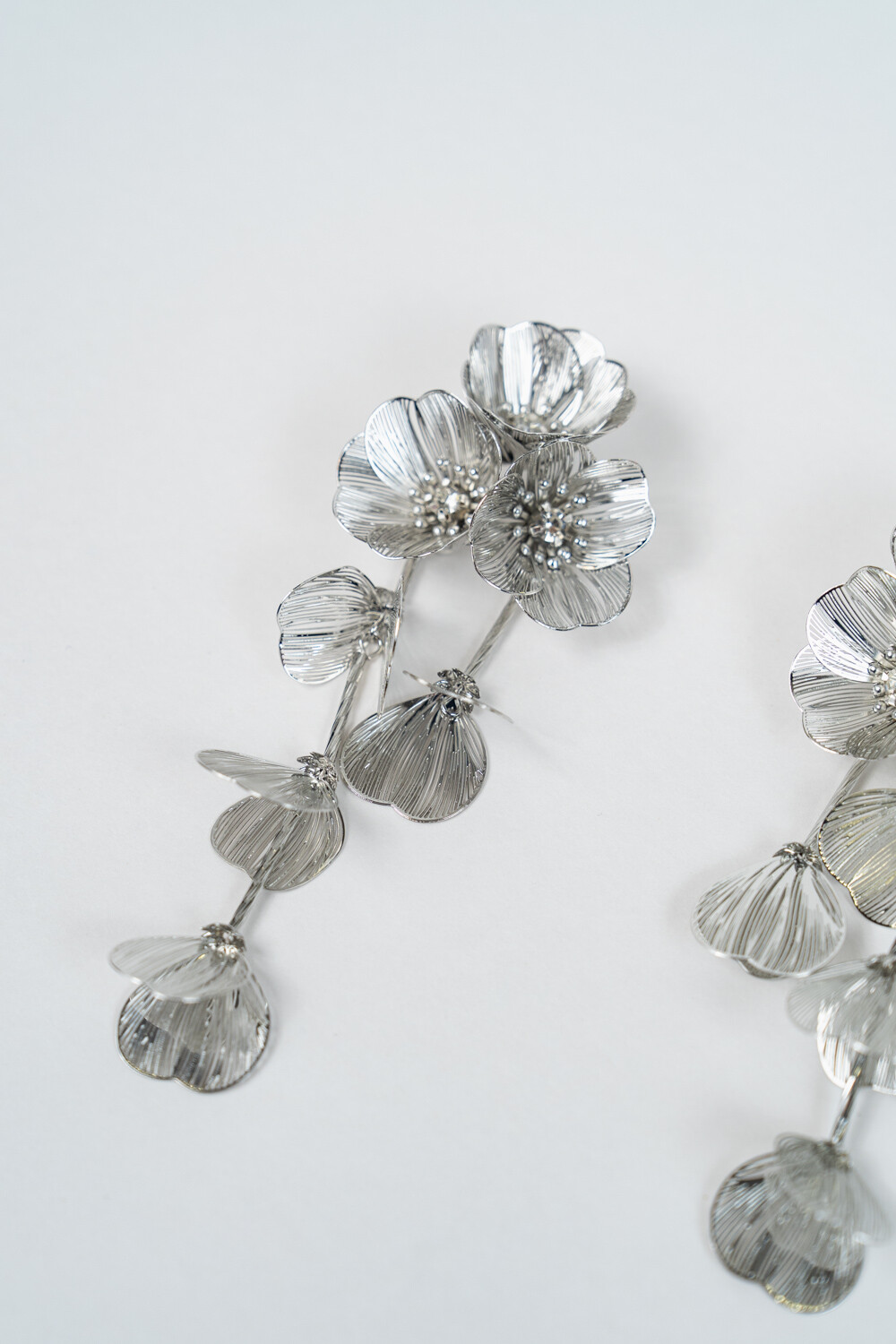 Caravana Florcita Plateado