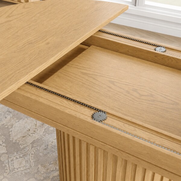 MESA DE COMEDOR VENTAGLIO Roble Claro - CIRCULAR