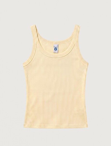 MUSCULOSA BÁSICA SLIM AMARILLO