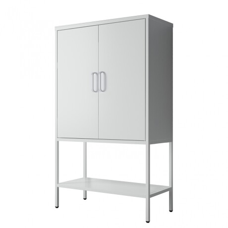 APARADOR 2P ALTO METAL BLANCO OLIVIA