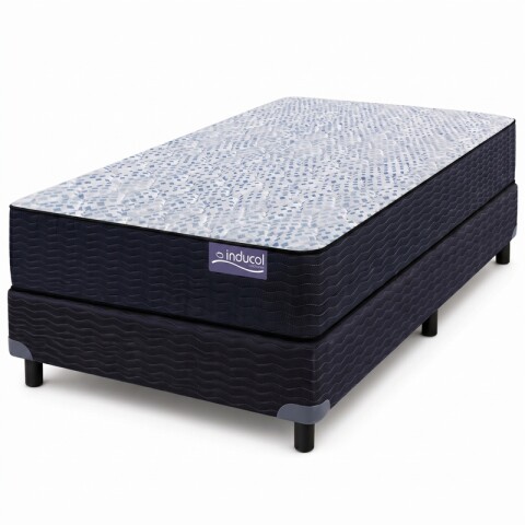 Conjunto Sommier LINEA DORADA 1 Plaza y Media 110 x 190 x 26 - Hasta 130Kg Conjunto Sommier LINEA DORADA 1 Plaza y Media 110 x 190 x 26 - Hasta 130Kg