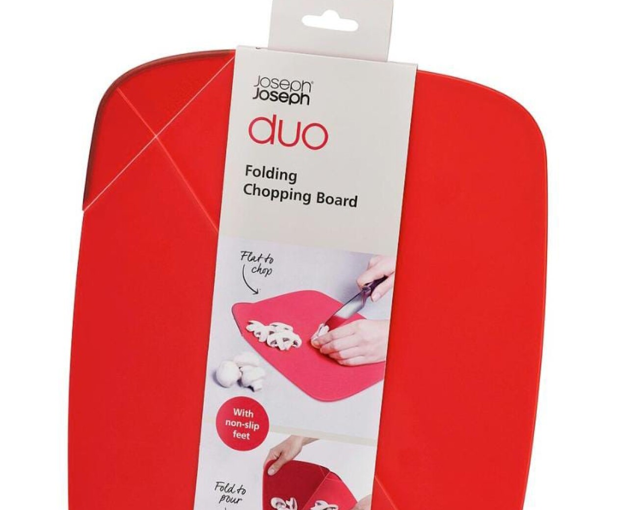 Tabla de Cortar Plegable Joseph Joseph Duo - Roja Tabla de Cortar Plegable Joseph Joseph Duo - Roja