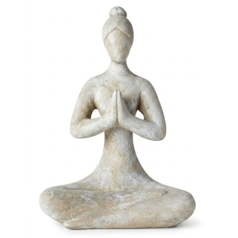 MUJER YOGA CERAMICA FIG1 33X46CM Unica