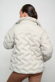 Campera puffy umbro con capucha Beige