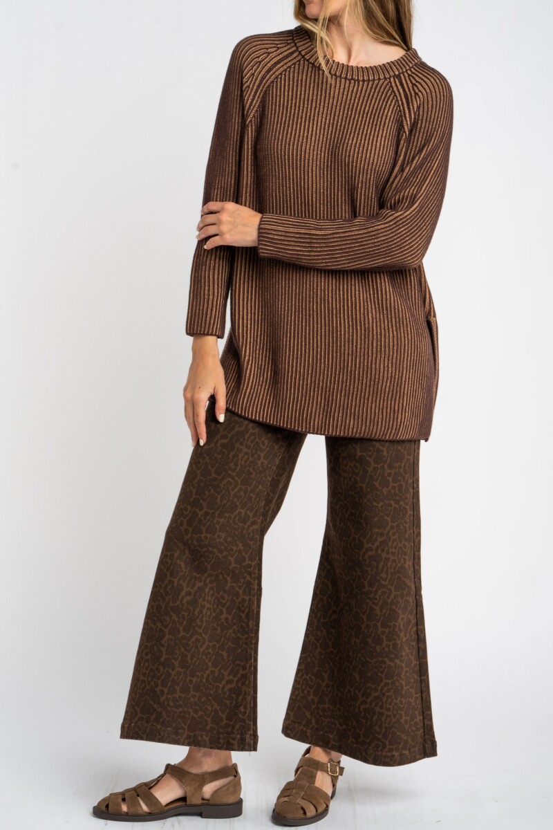 Sweater Texturado Chocolate