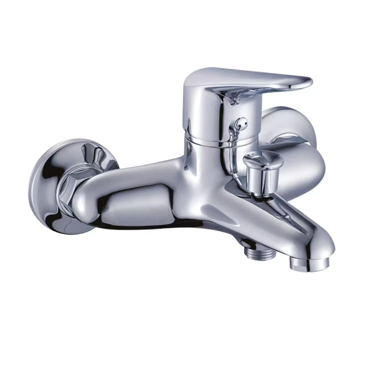 Grifería De Ducha Monocomando Exterior Con Transferencia Balder Cromado 