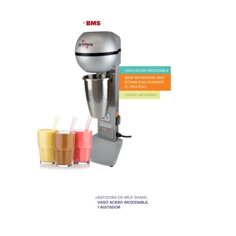 Batidora milk shake con vaso inox Batidora milk shake con vaso inox