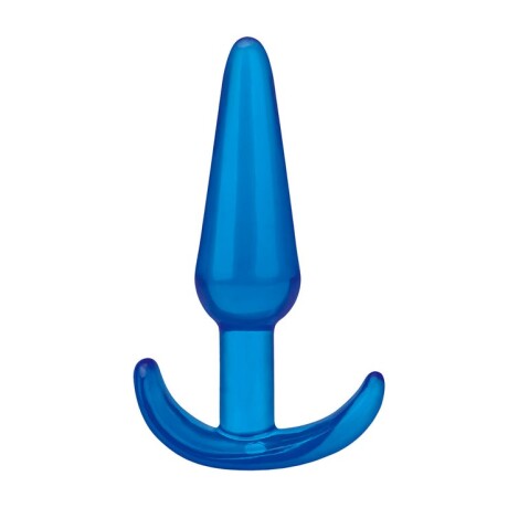 4.25" Slim Tapered Butt Plug Anal Blue Line 4.25" Slim Tapered Butt Plug Anal Blue Line