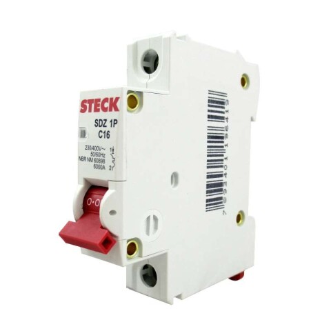 DISYUNTOR DIN 1X 16 A 06 KA STECK DISYUNTOR DIN 1X 16 A 06 KA STECK
