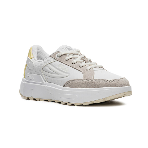 Fila Champion tormo classic blanco/plata/amarillo Mujer Blanco-Plata