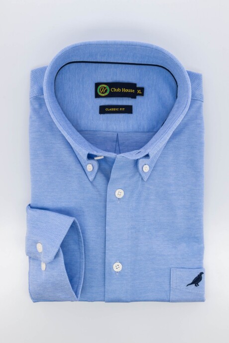 Camisa Jersey clásica Celeste