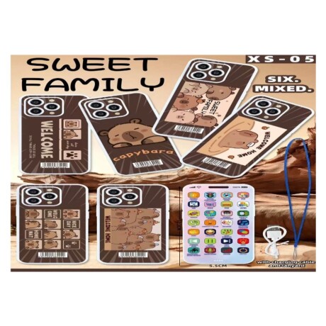 Celular Capybara Recargable USB Modelo LB-807 001