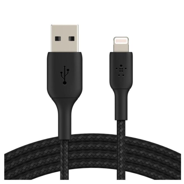 Cable Belkin USB / Lightning 1M Trenzado CAA002BT1MBK Cable Belkin USB / Lightning 1M Trenzado CAA002BT1MBK