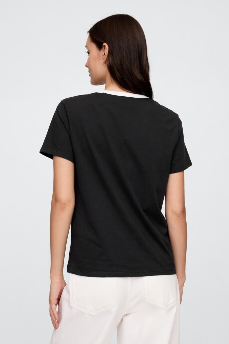 Remera Básica Cuello Redondo Mujer Moonless Night