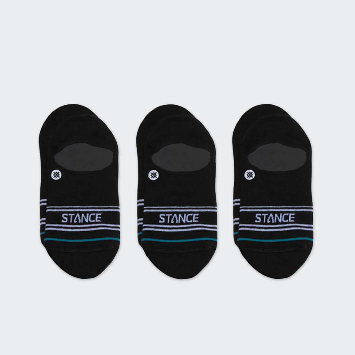 Medias Stance Sero no Show Pack x 3 - Negro 
