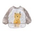 Babero con manga Little Ones gatito beige
