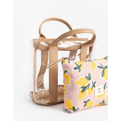 Set De Portacosméticos Estampado Flores