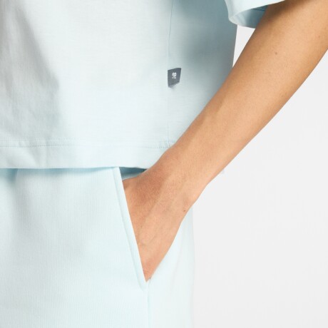 Remera New Balance de Dama - Reimagined Relaxed - WT53536FRL BLUE