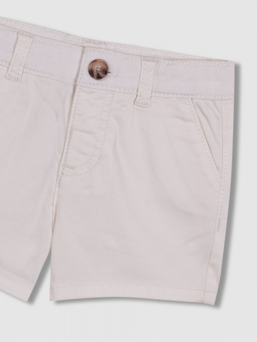 Pantalon Corto Blanco