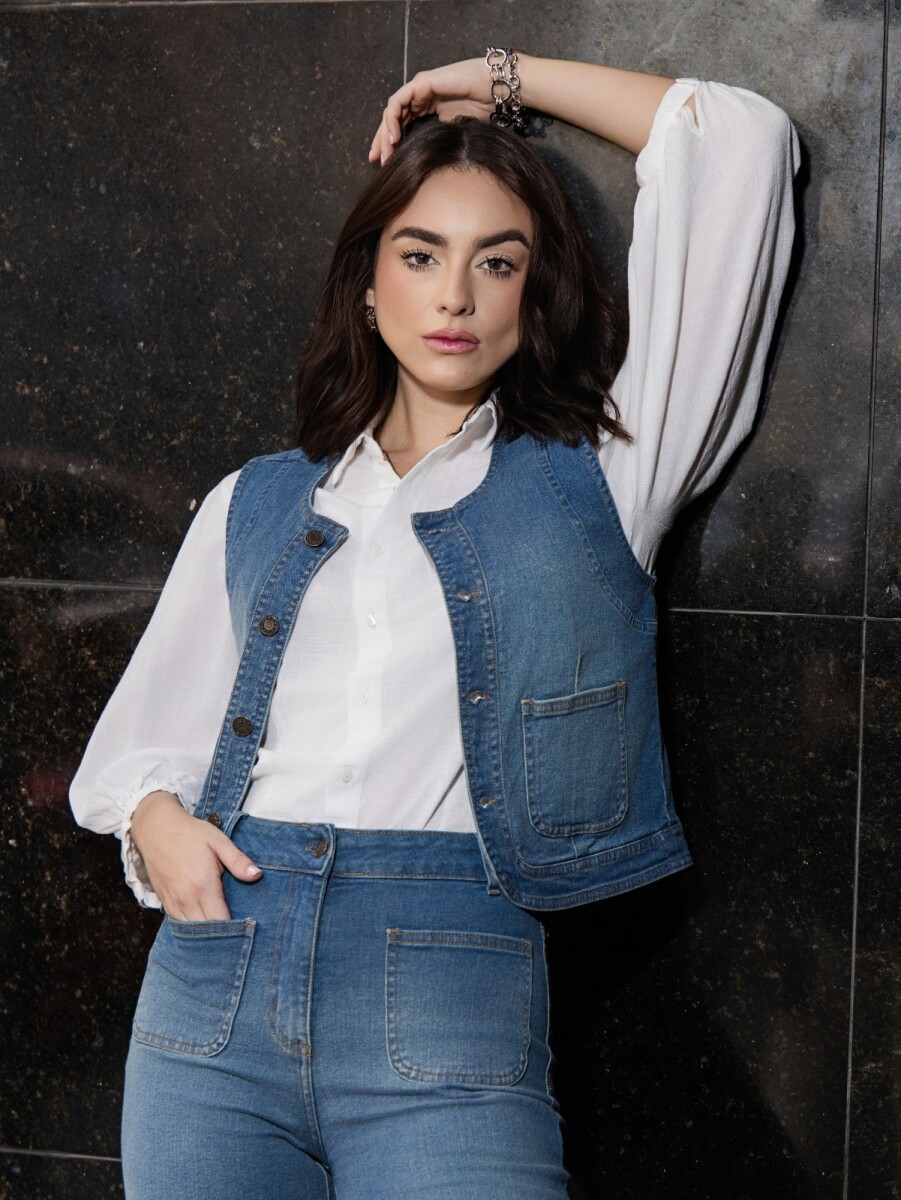 Chaleco Denim. 