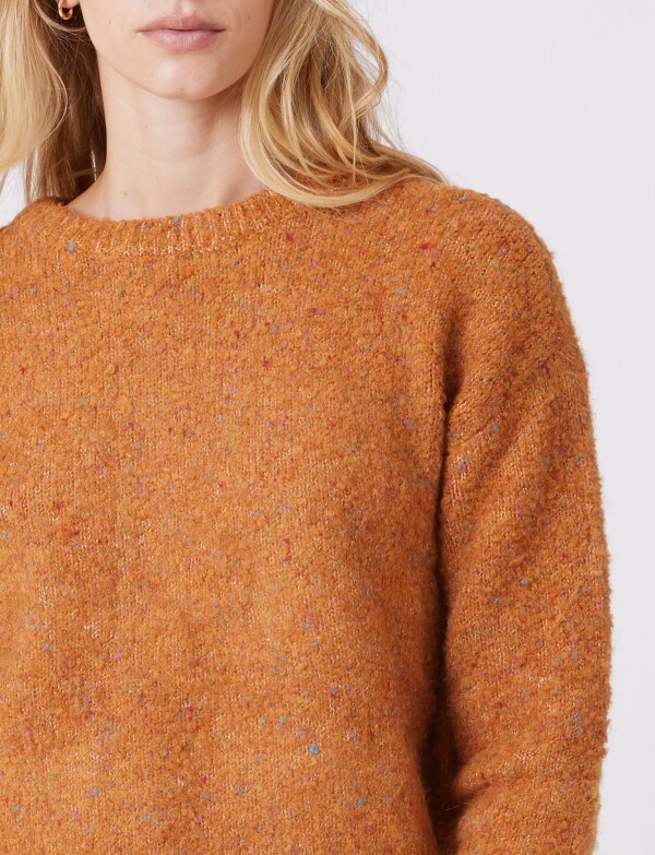 Buzo Lana Melange TERRACOTA