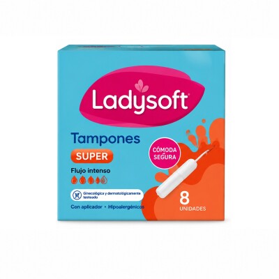 Tampones Ladysoft Super 8 Uds. Tampones Ladysoft Super 8 Uds.